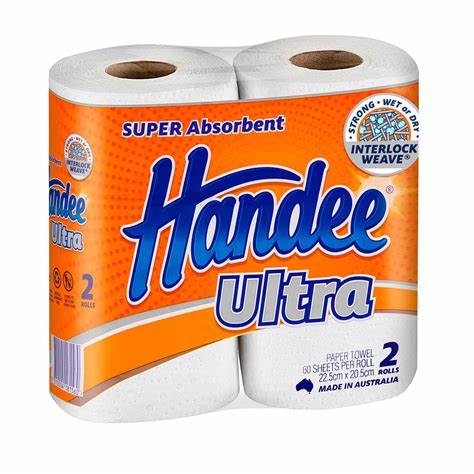 Handee towels 2ply 12pack