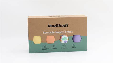 Modibodi reusable nappies 4pk