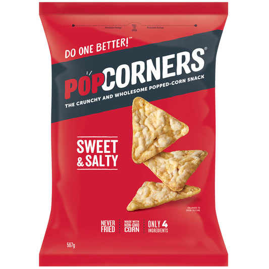 Popcorners sweet & salty corn chip 567g