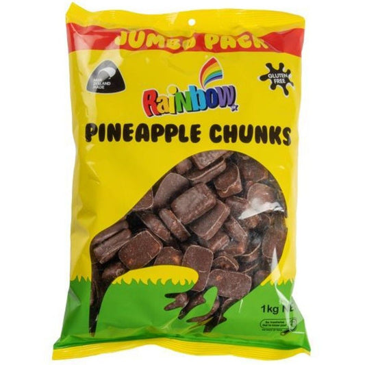 Rainbow pineapple chunks 1.2kg