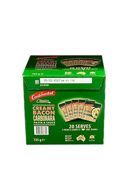 Continental creamy bacon carbonara 5 x 145g