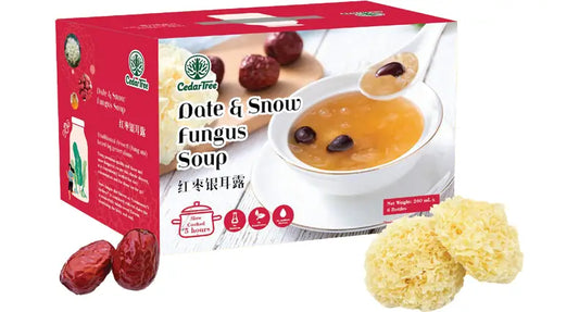 Cedar tree date & snow fungus soup 6x260ml