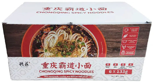 Dezhuang spicy chongqing noodles 6x153g