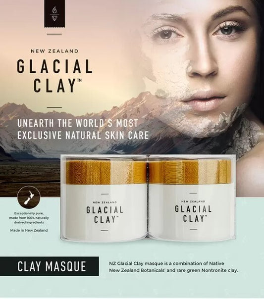 New Zealand glacial clay masque 2x100g