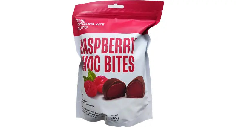 The chocolate guys raspberry chocolate bites 850g