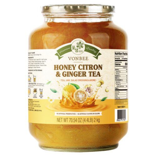 Vonbee citron & ginger honey tea 2kg